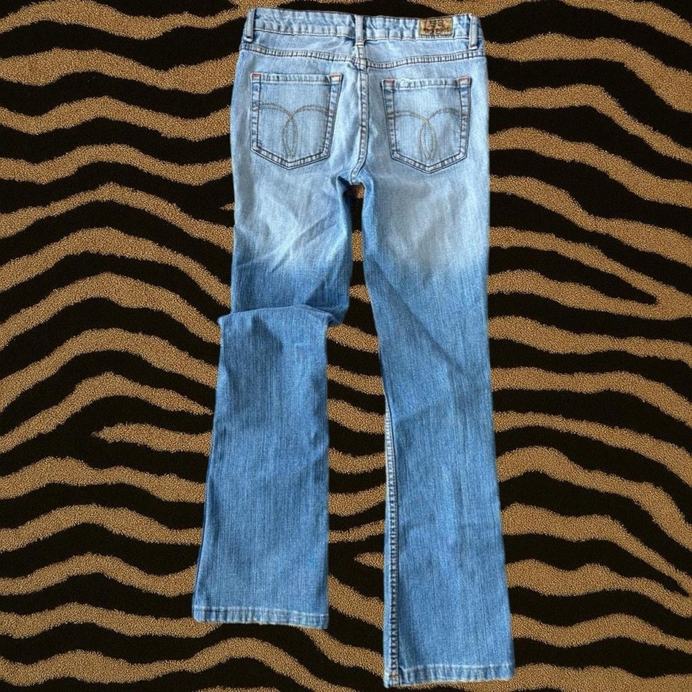 Authentic Paris Blues Light Wash Mid Rise Flare Jeans – Size 3 - Picture 3 of 8